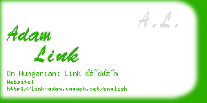 adam link business card